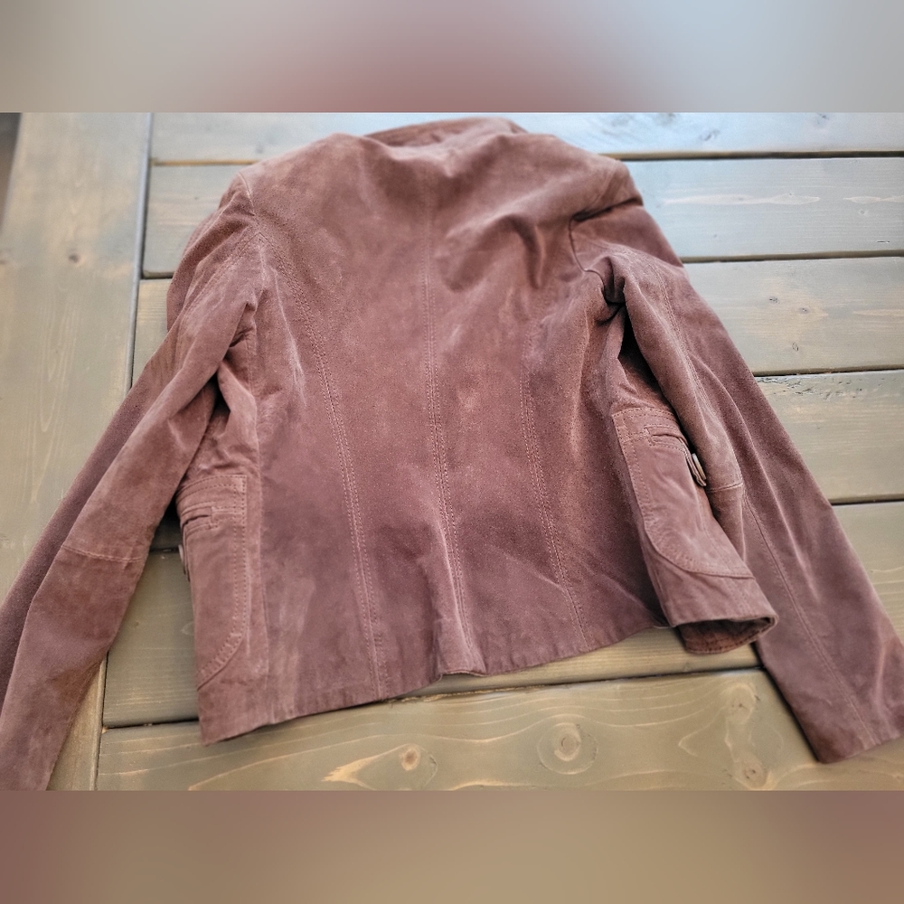 Women's Purple Corduroy Jacket - Picture 7 of 7